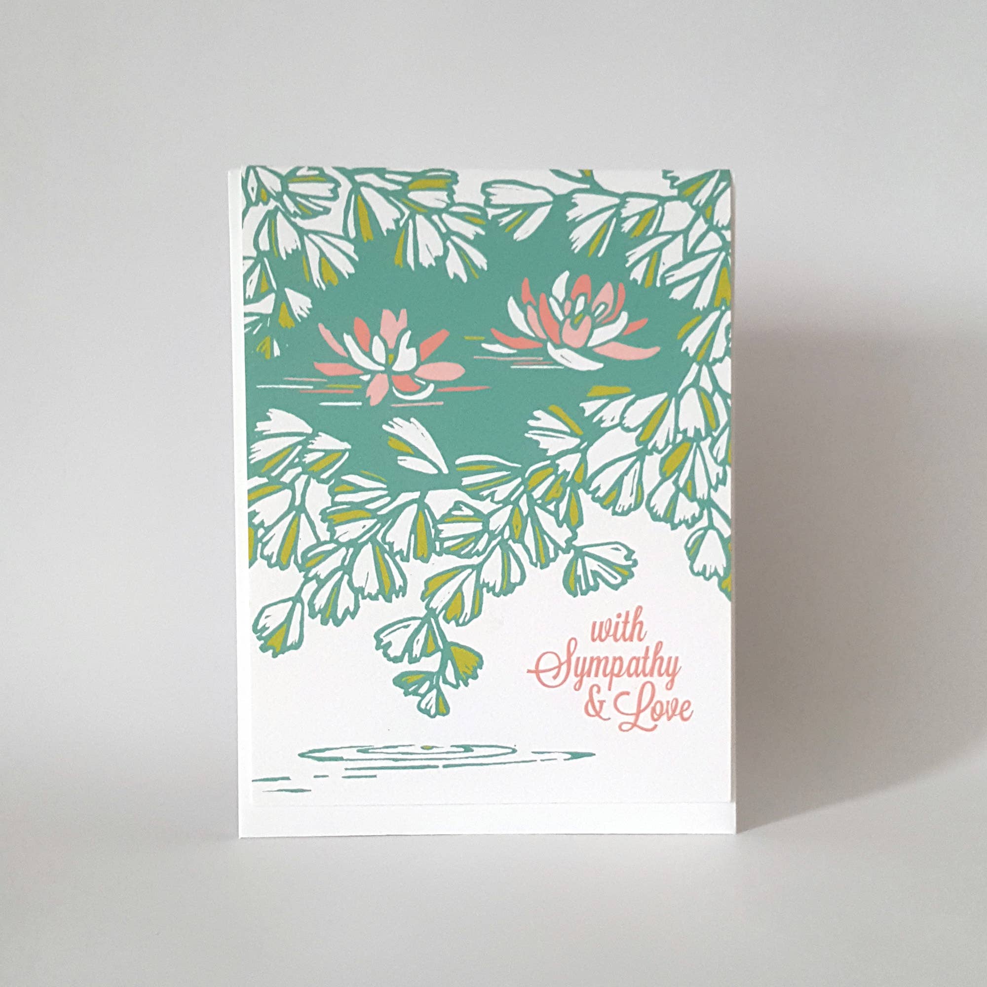 Little Green - Wholesale Sympathy Card - With Sympathy and Love Greeting Card