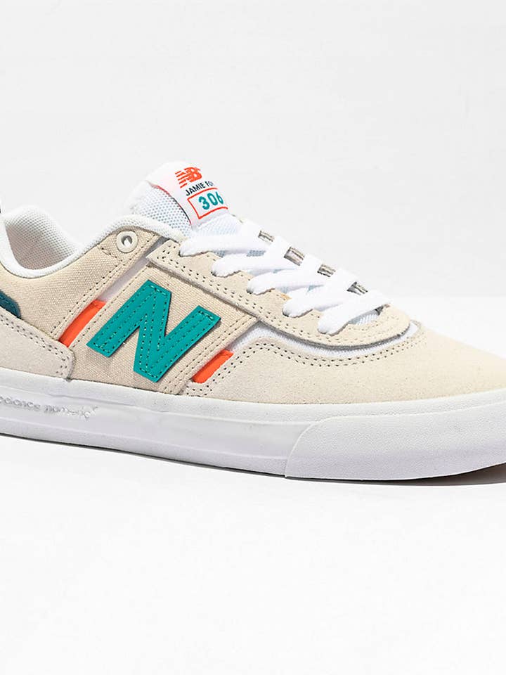 Rat City Skate Shop - Wholesale Lifestyle Sneakers - Men's - New Balance Numeric Jamie Foy 306 White / Green Shoe - 306zub