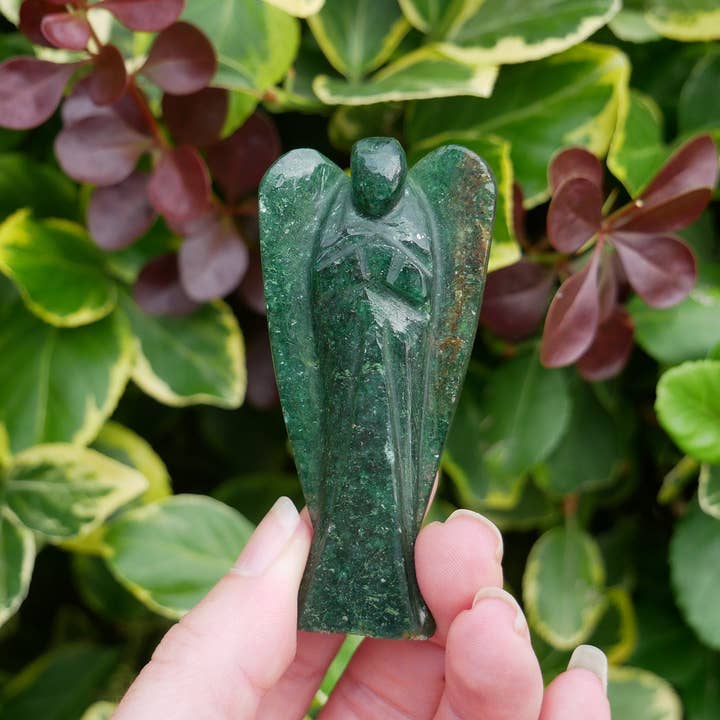Jade Crystal Angels - 3 inches for wholesale by The Healing Sanctuary