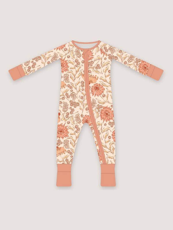 Konvertibel To-vejs Lynlås Én Del | Koralblomst for engroshandel hos Bleu & Co