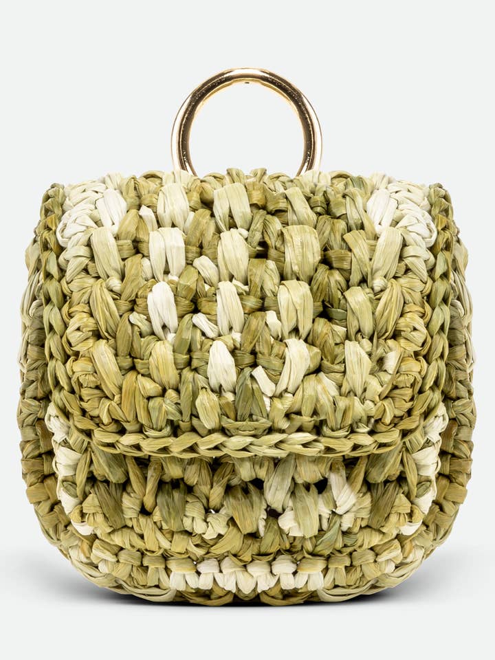 Raffia AirPod Case - Green (Limited Edition) for wholesale by Yova