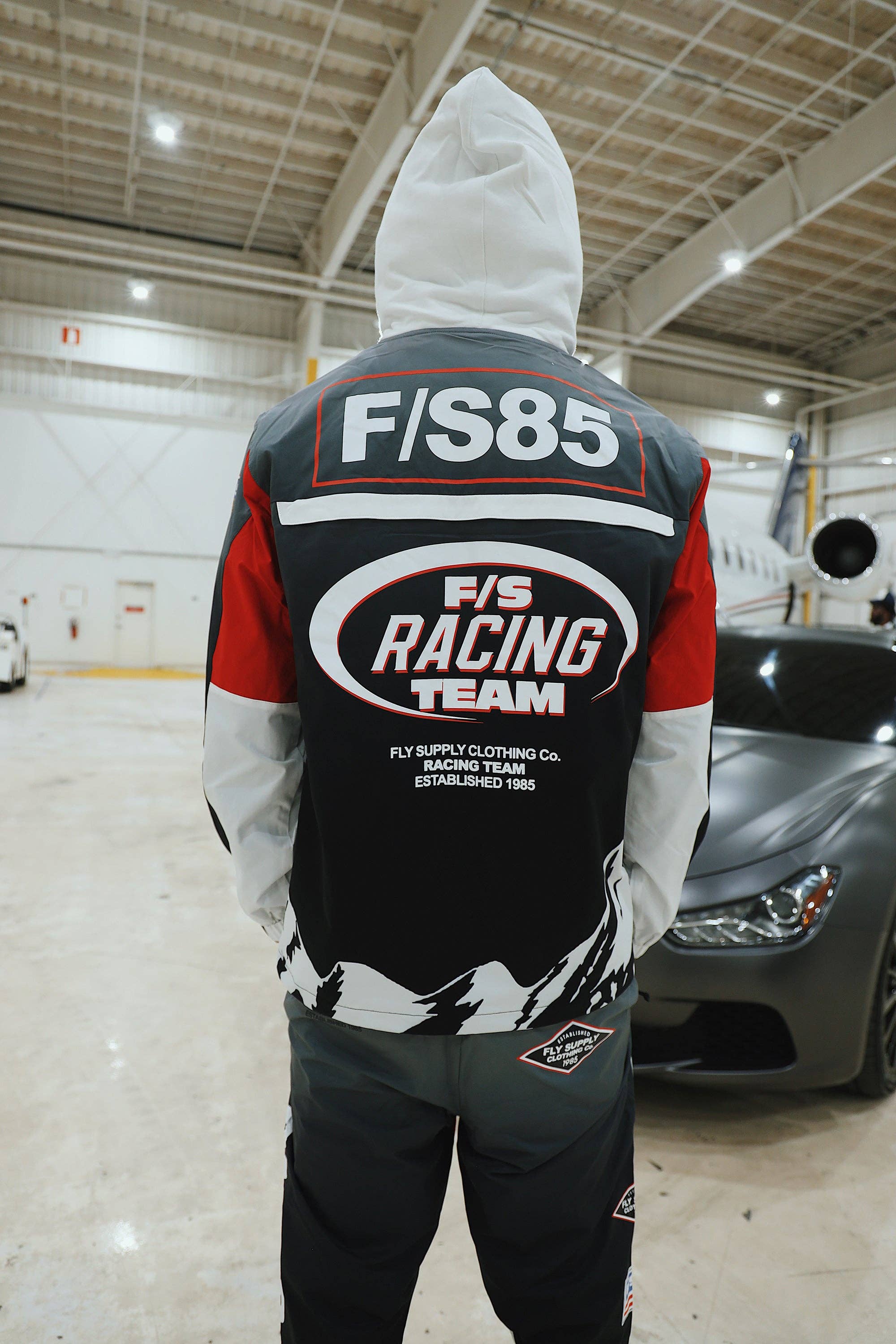 Black Paperchaser Windbreaker Pullover (Black) for wholesale on Faire13