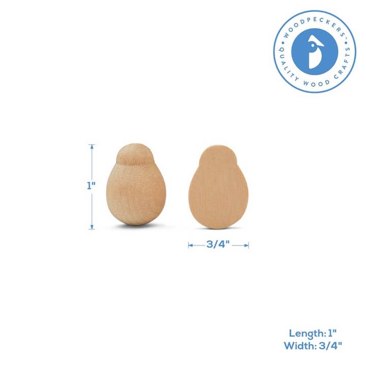 Woodpeckers Crafts - Wholesale DIY Craft Kit - Wood Ladybug Half