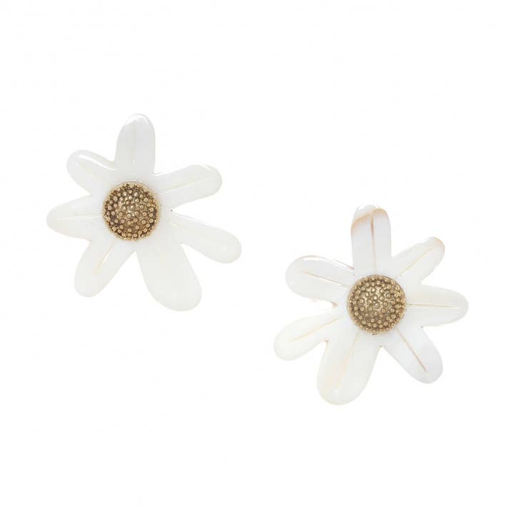 Blommorna för tillfället-Marguerite örhängen tryck för wholesale av Franck Herval