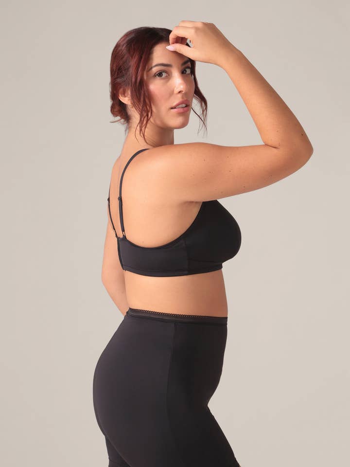 Rachel - Wholesale Bralette - Women's - Eversoft Triangle Bralette in Black2