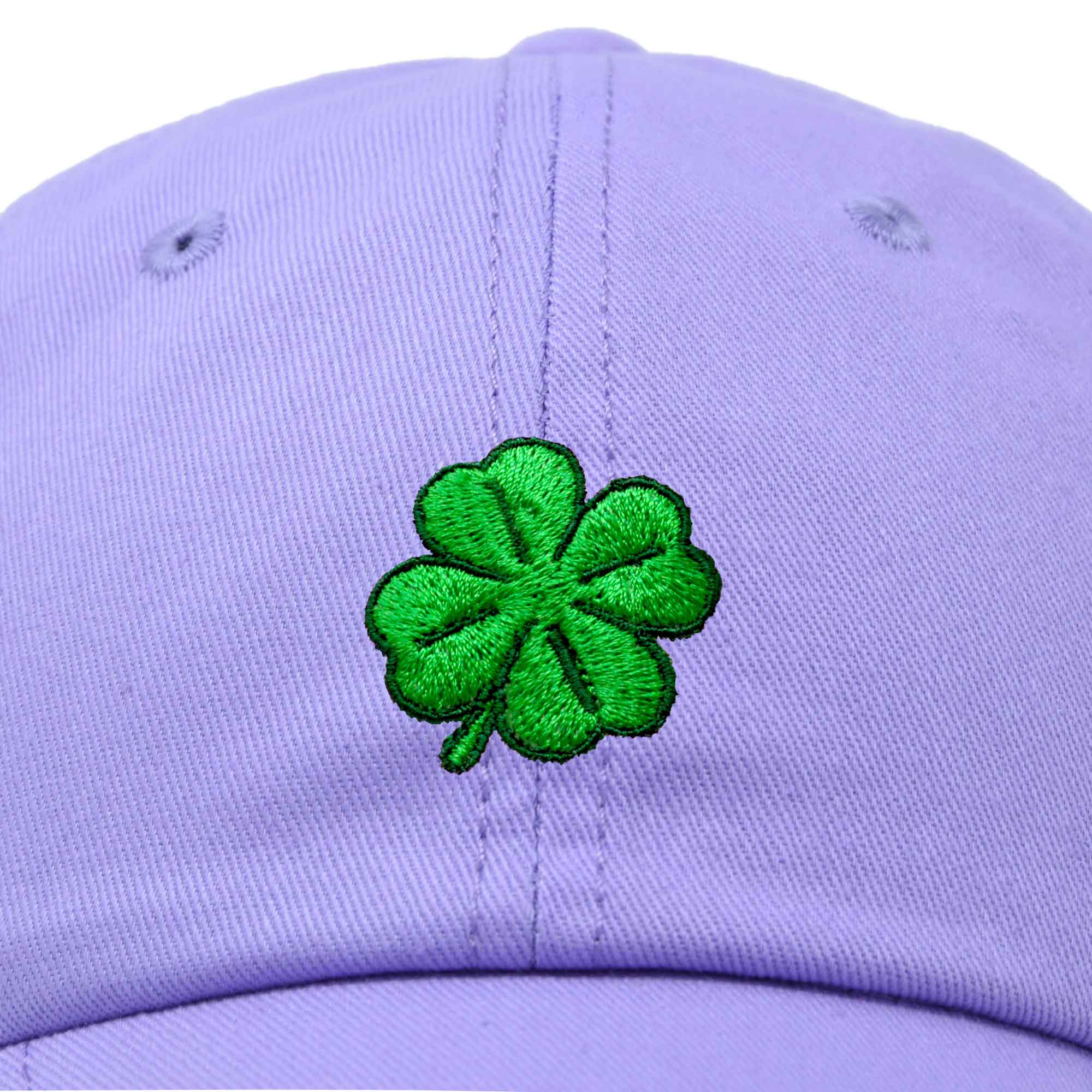 Dalix – wholesale Baseballkeps - Dam – Dalix Four Leaf Clover Hat Bollkeps St. Pattys Day Bomull35