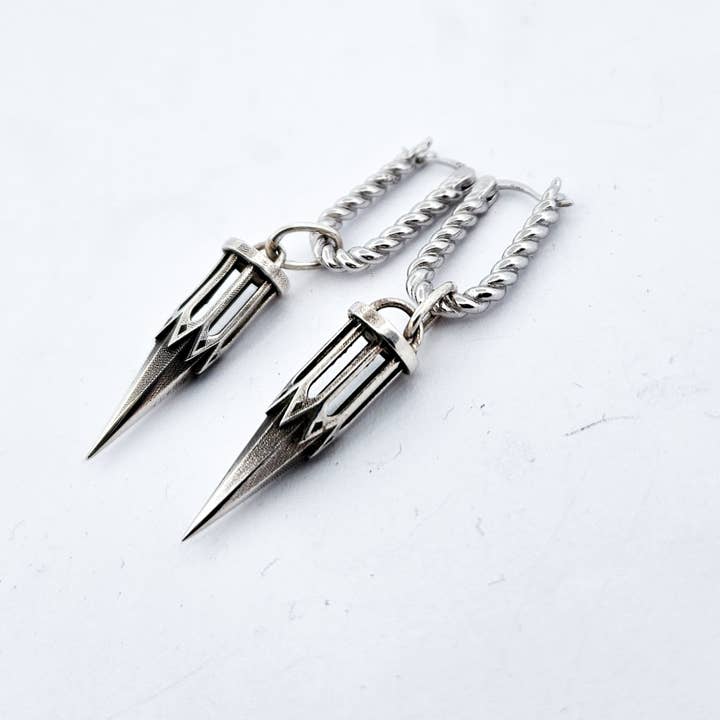 Inchoo bijoux inc - Wholesale Dangle Earrings - Tiny Church Tower Dangling Earrings7