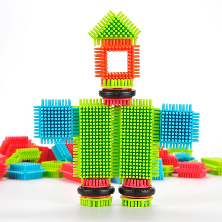 AZ Trading & Import (Toys, RC Toys & More) - Wholesale Building Set - Kids - Colorful Bristle Shape Building Blocks | 112 Pieces4