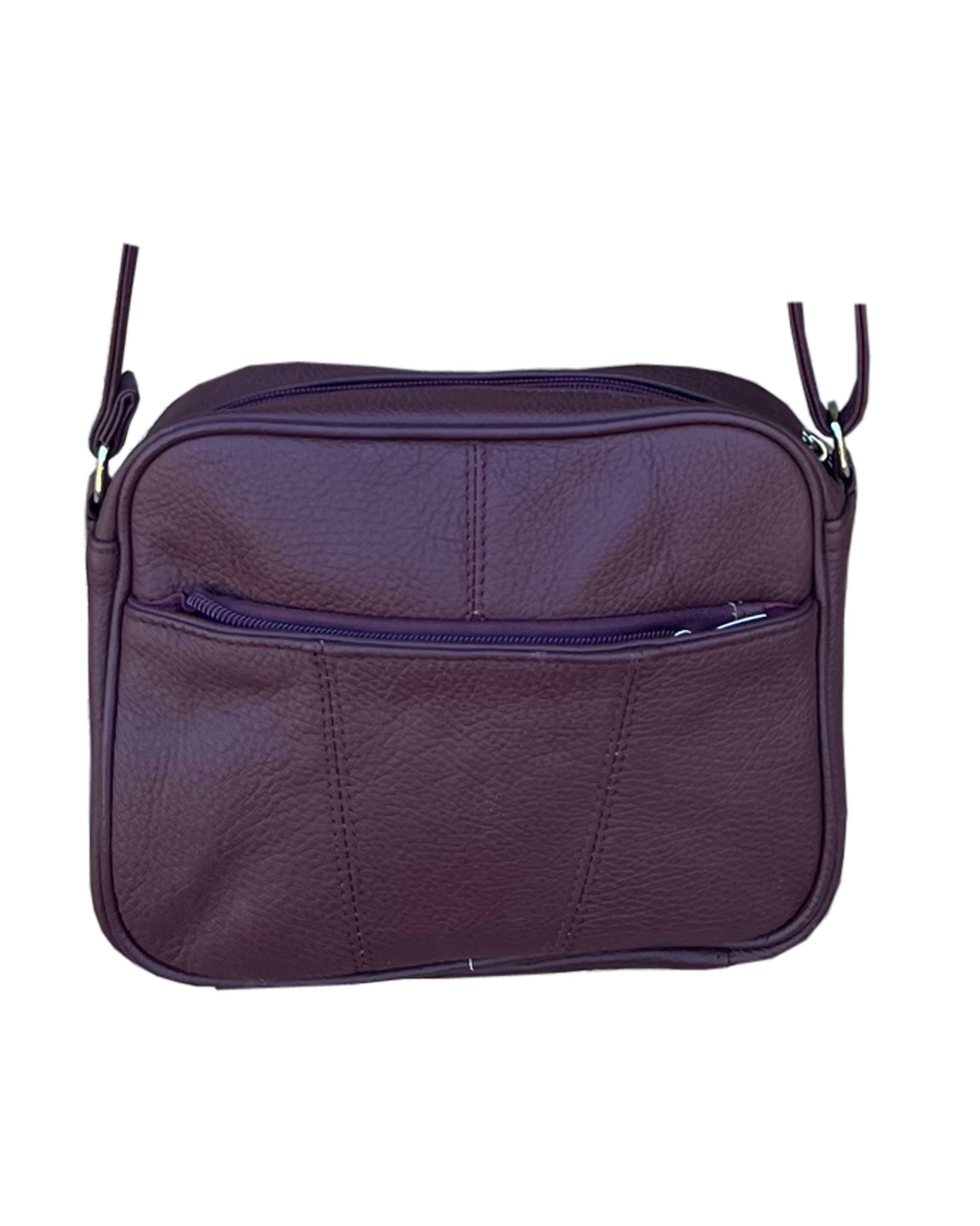 Roma Leathers, Inc. - Wholesale Crossbody Bag - Women's - RM019A cowhide leather crossbody shoulder bag6