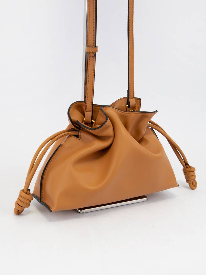 ROME GENUINE LEATHER DRAWSTRING CLUTCH BAG for wholesale by CCOCCI