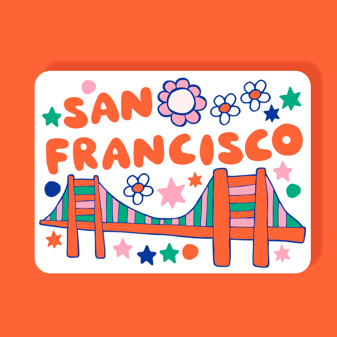 LOLALA - Wholesale Magnet - San Francisco Magnet - Golden Gate Bridge2