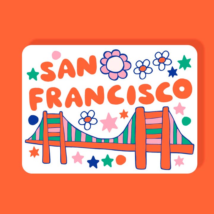 LOLALA - Wholesale Magnet - San Francisco Magnet - Golden Gate Bridge2