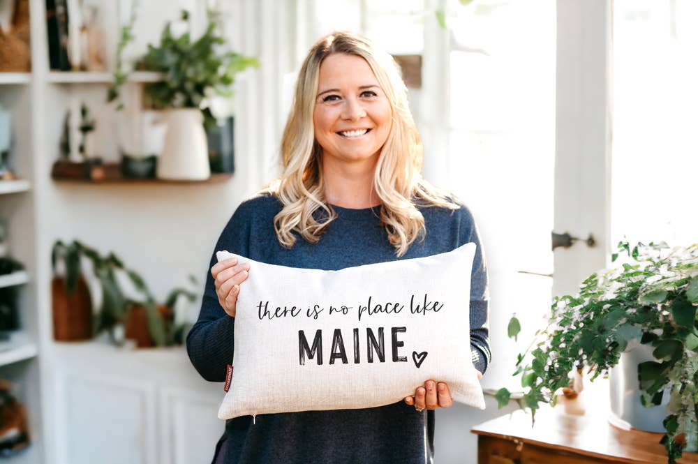 521handmade - Wholesale Throw/Decorative Pillow - Maine State Pillow - Custom Location Christmas2