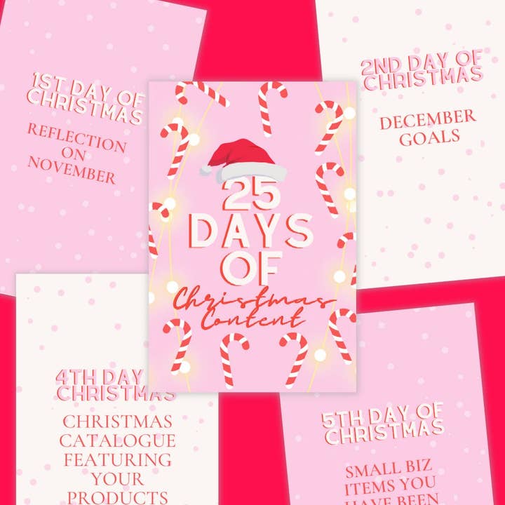 25 Days Of Christmas Content Tin for wholesale by Milkbay Studio
