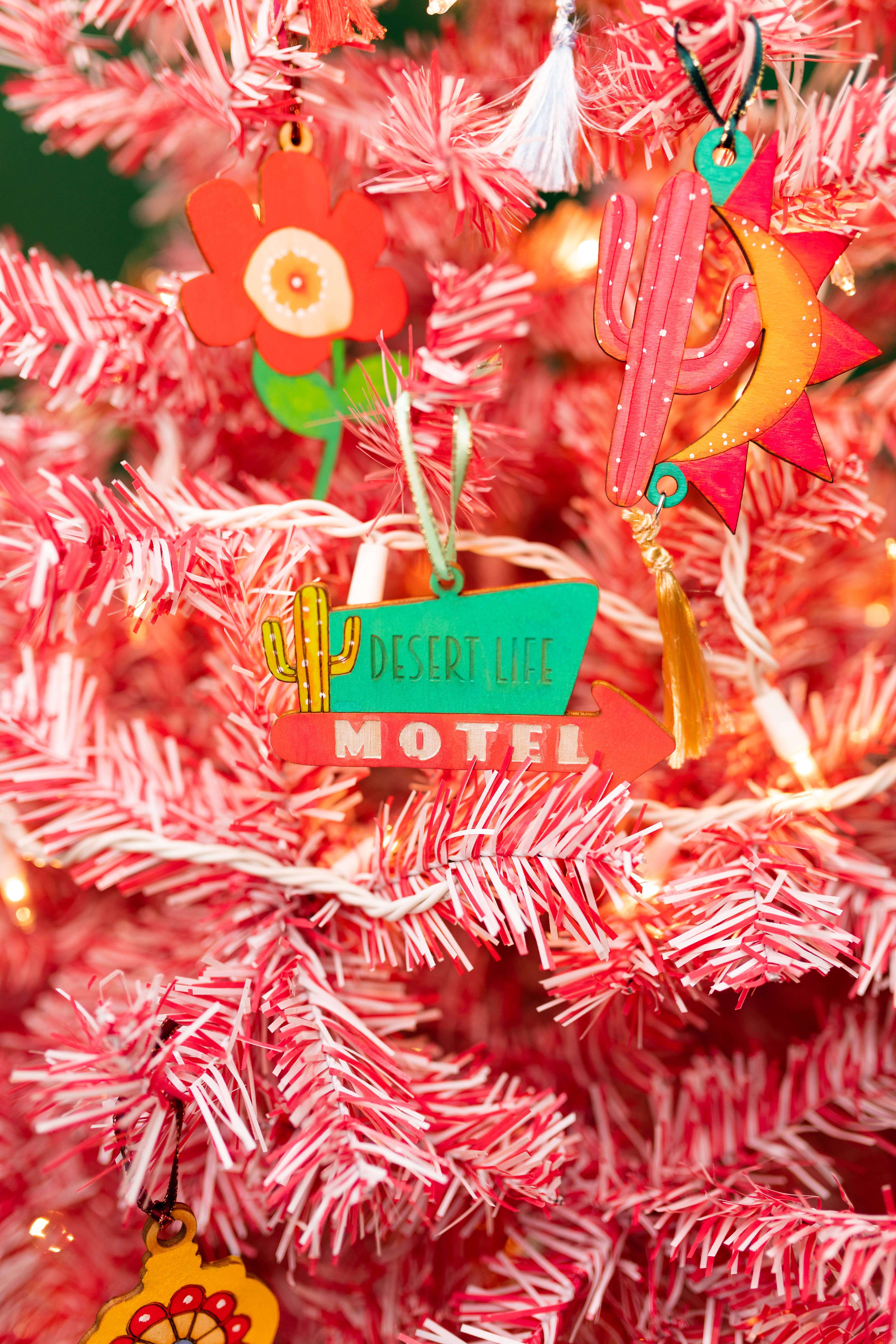 Pink Puddle Studio - Wholesale Ornament - Red Flower Vintage Ornament2