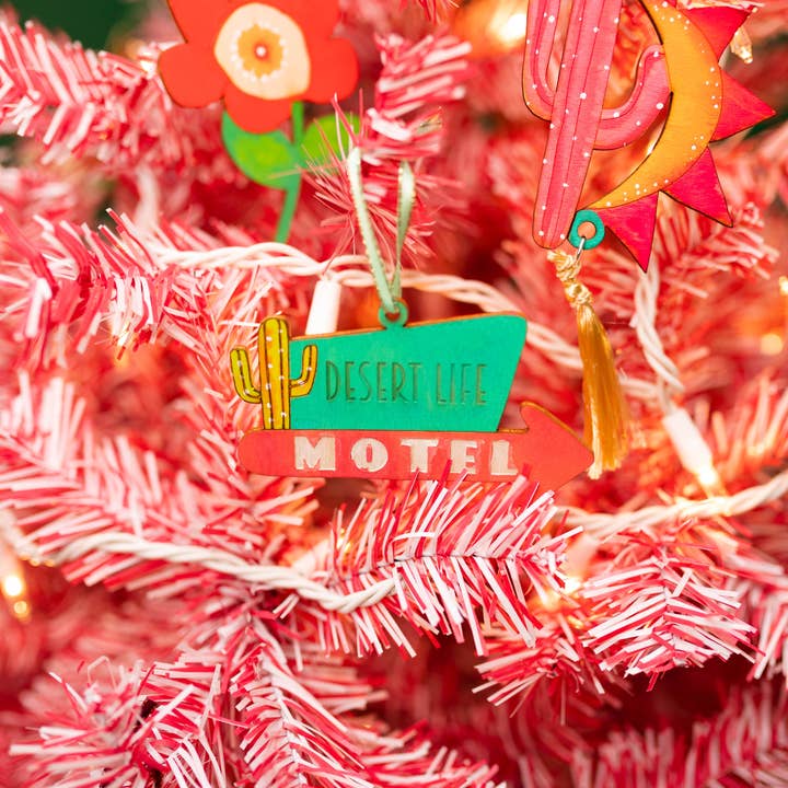 Pink Puddle Studio - Wholesale Ornament - Red Flower Vintage Ornament2