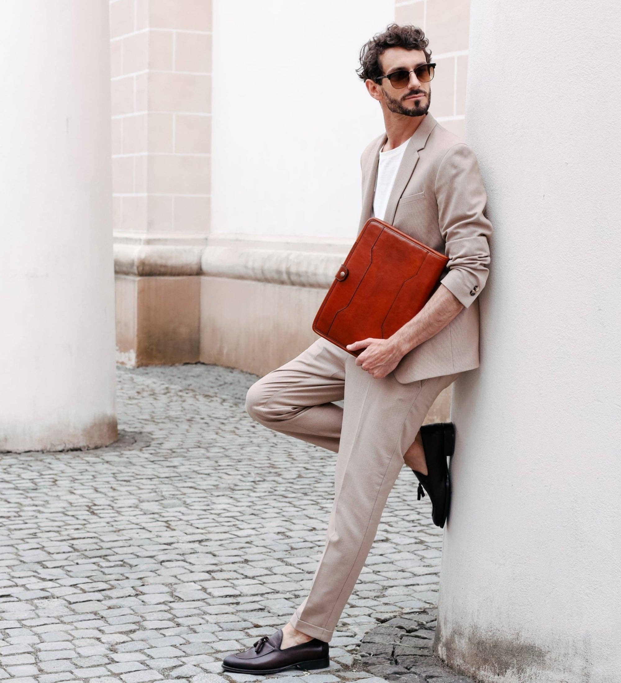 Time Resistance – wholesale Mappar – Läder A4 Dokument Mapp Organizer - The Call of the Wild12