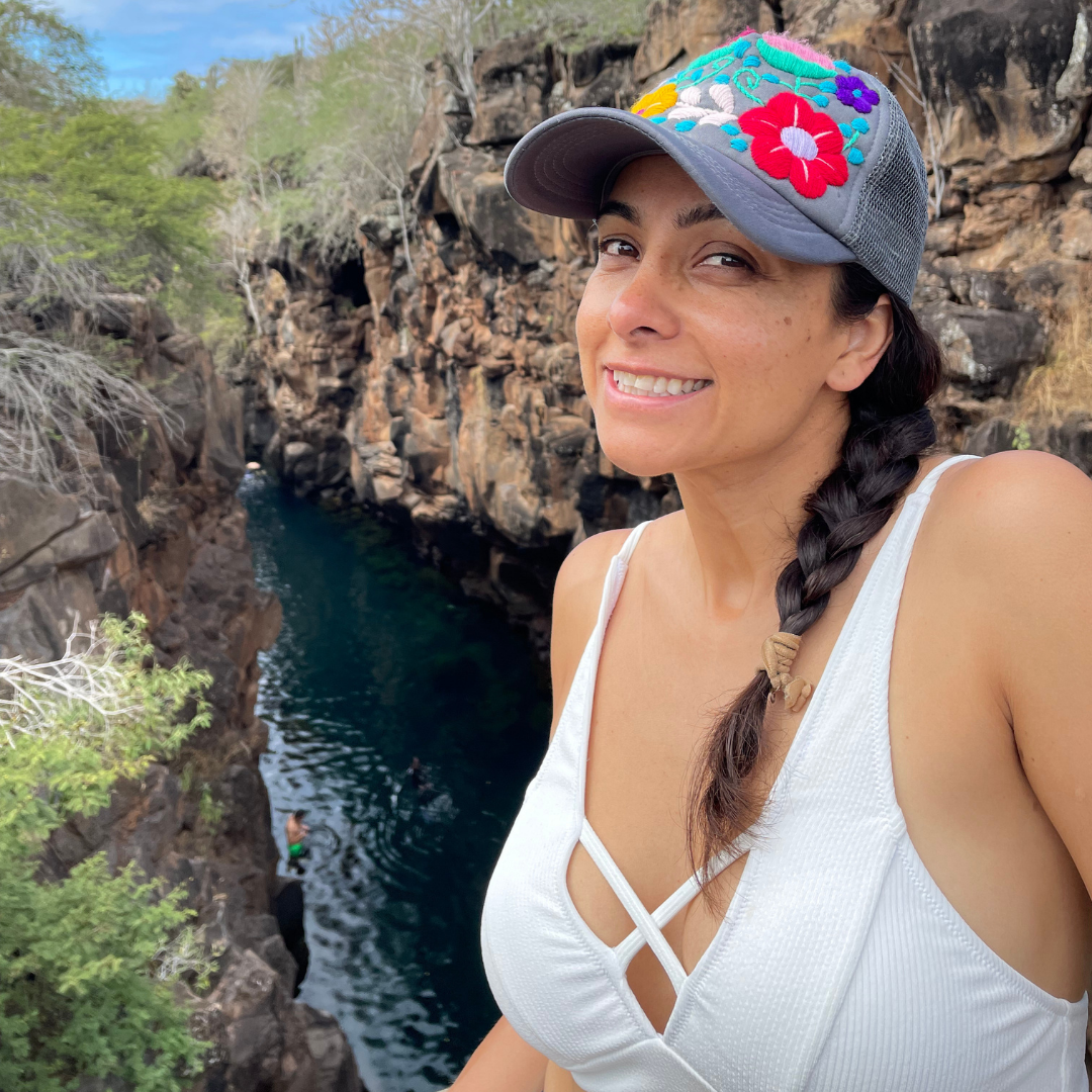 Lumily - Wholesale Trucker Hat - Women's - Tulum Hand Embroidered Trucker Flower Hat - Mexico3