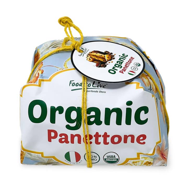 Food To Live - Wholesale DIY Food Kit - Organic Italian Panettone - Authentic Artisan-Made, Non-GMO