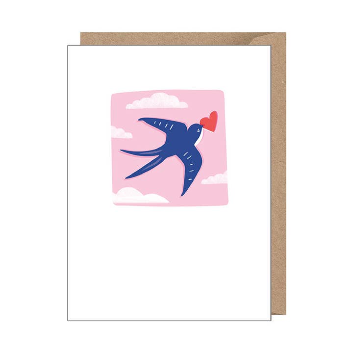 Blank - Swallow with heart for wholesale by Rosanna Rossi