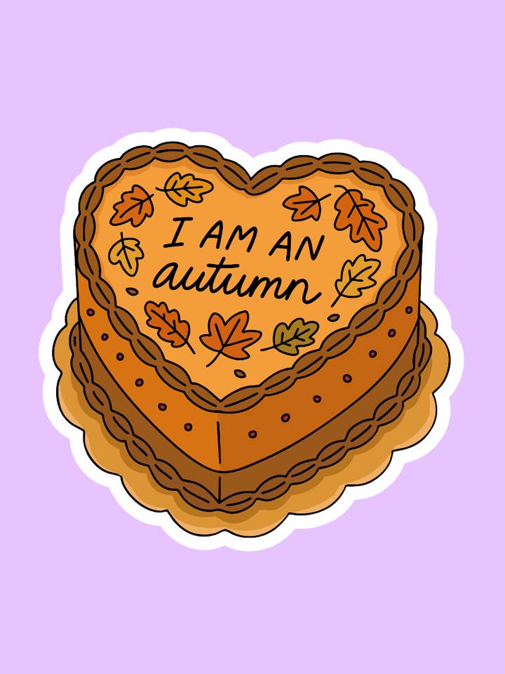 I Am An Autumn Sticker for wholesale by Shadows of Sunshine