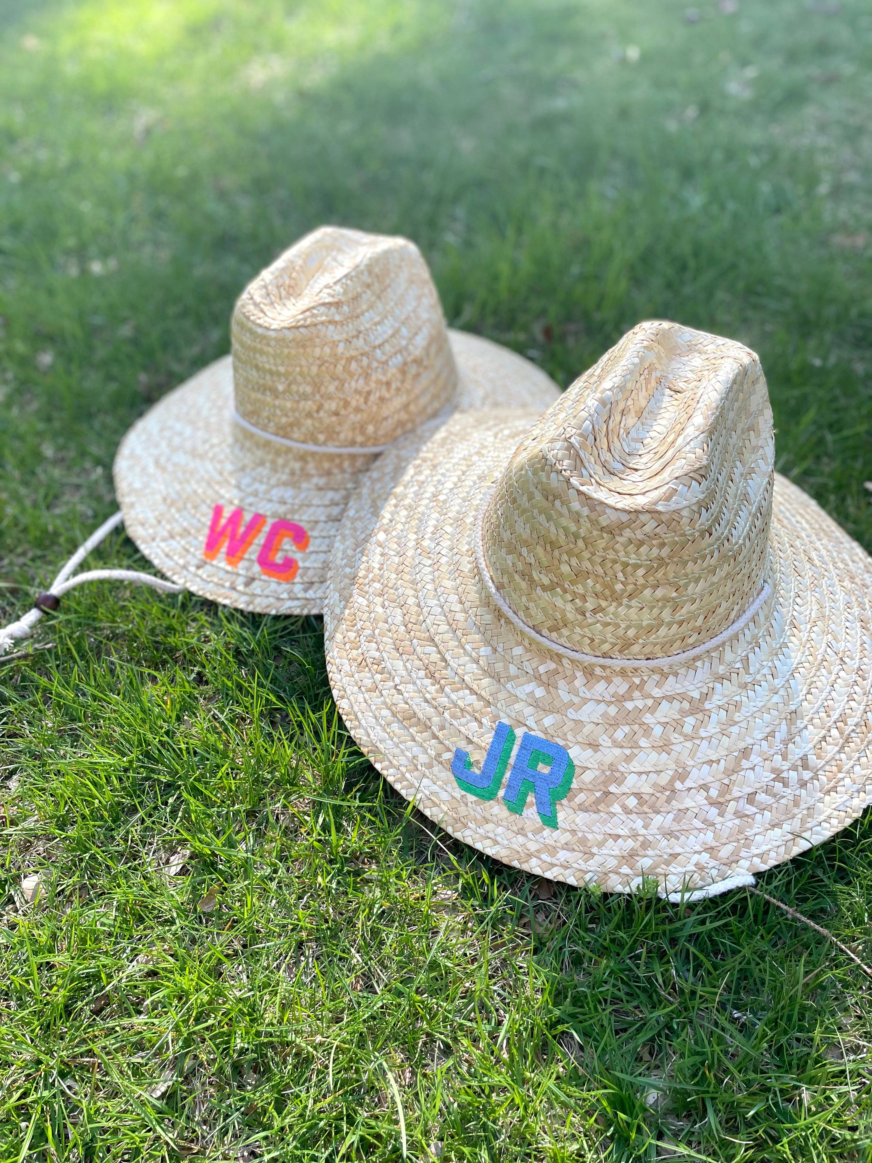 The Monogram Corner - Wholesale Straw Hat - Women's - BEACHCOMBER STRAW HAT10