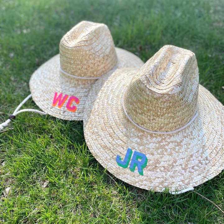 The Monogram Corner - Wholesale Straw Hat - Women's - BEACHCOMBER STRAW HAT10