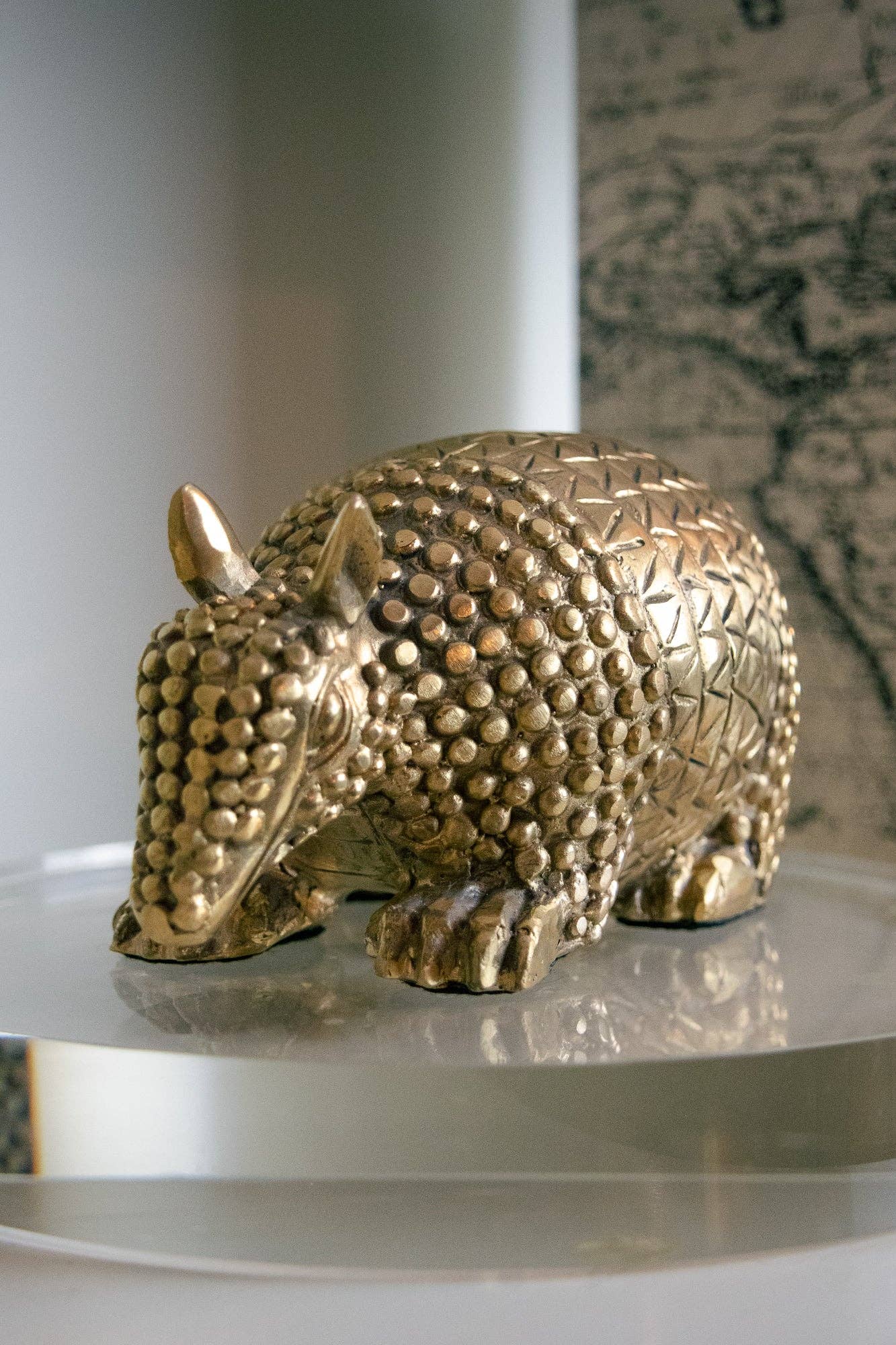 PRIZE - Wholesale Sculpture - Armadillo Sculpture in Brass