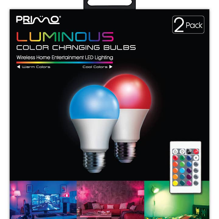 M&S Distributions Corp - Wholesale Light Bulb/Puck - Luminous Color Changing LED Bulbs – 2-Pack0