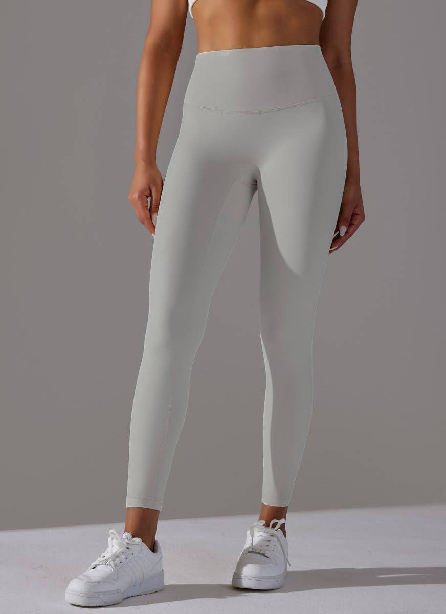 HIDDENBRAND - Wholesale Athletic/Lounge Leggings - Women's - Double-Sided Brushed Nude Breathable Yoga Pants2