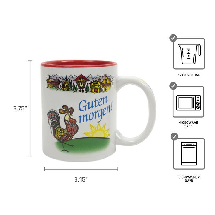 European Heritage Gifts - Wholesale Coffee Mug - Gift For German Coffee Mug "Guten Morgen"2