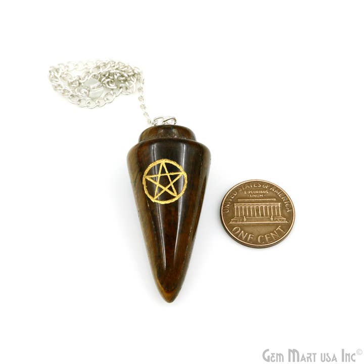 GemMartUSA - Wholesale Pendulum board - Gemstone Healing Pendulum, Pendant Crystal Reiki Divination12