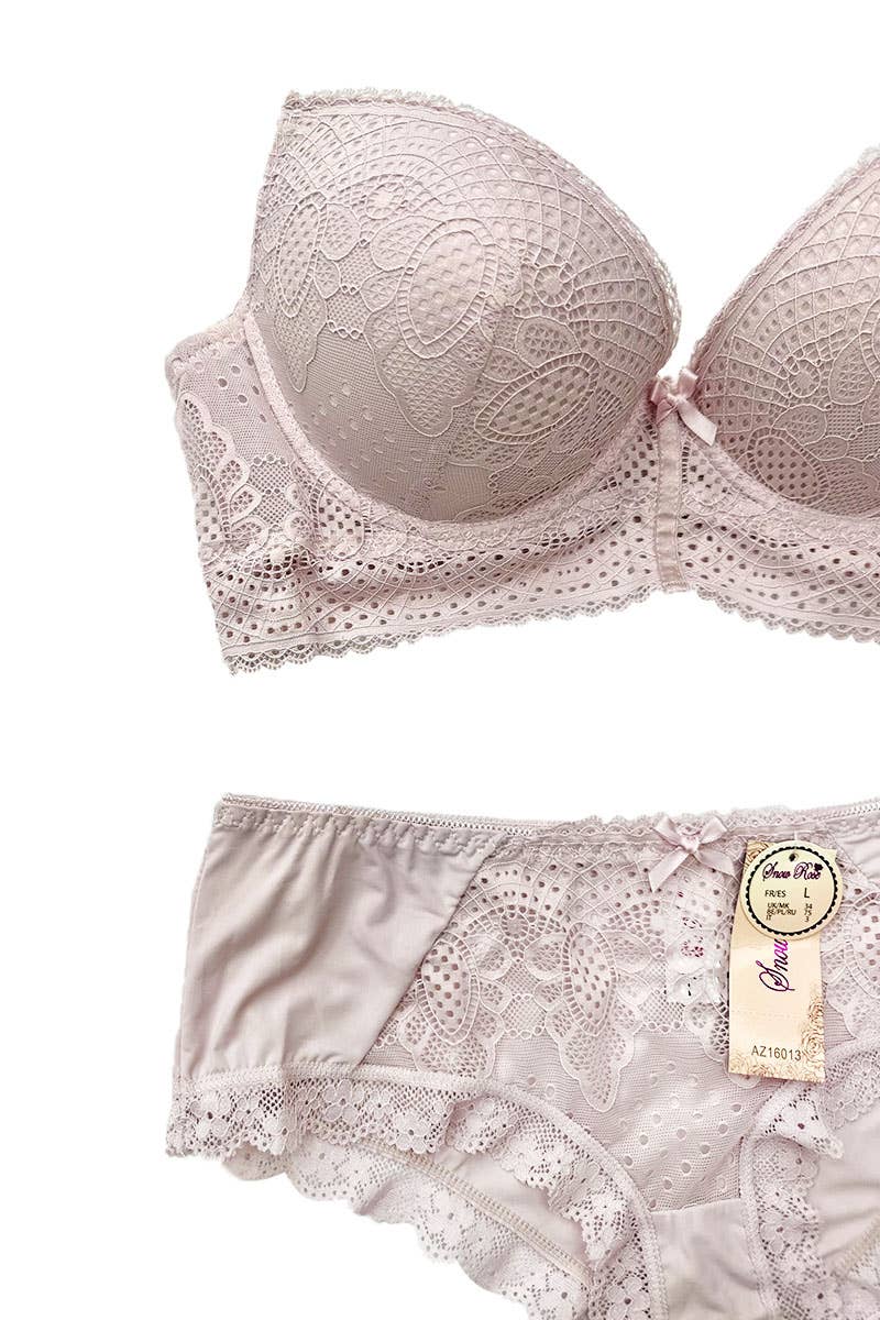 Belle Com'Elle - Wholesale Lingerie Set - Women's - Cup C Bra and Panty Set/AZ1601319