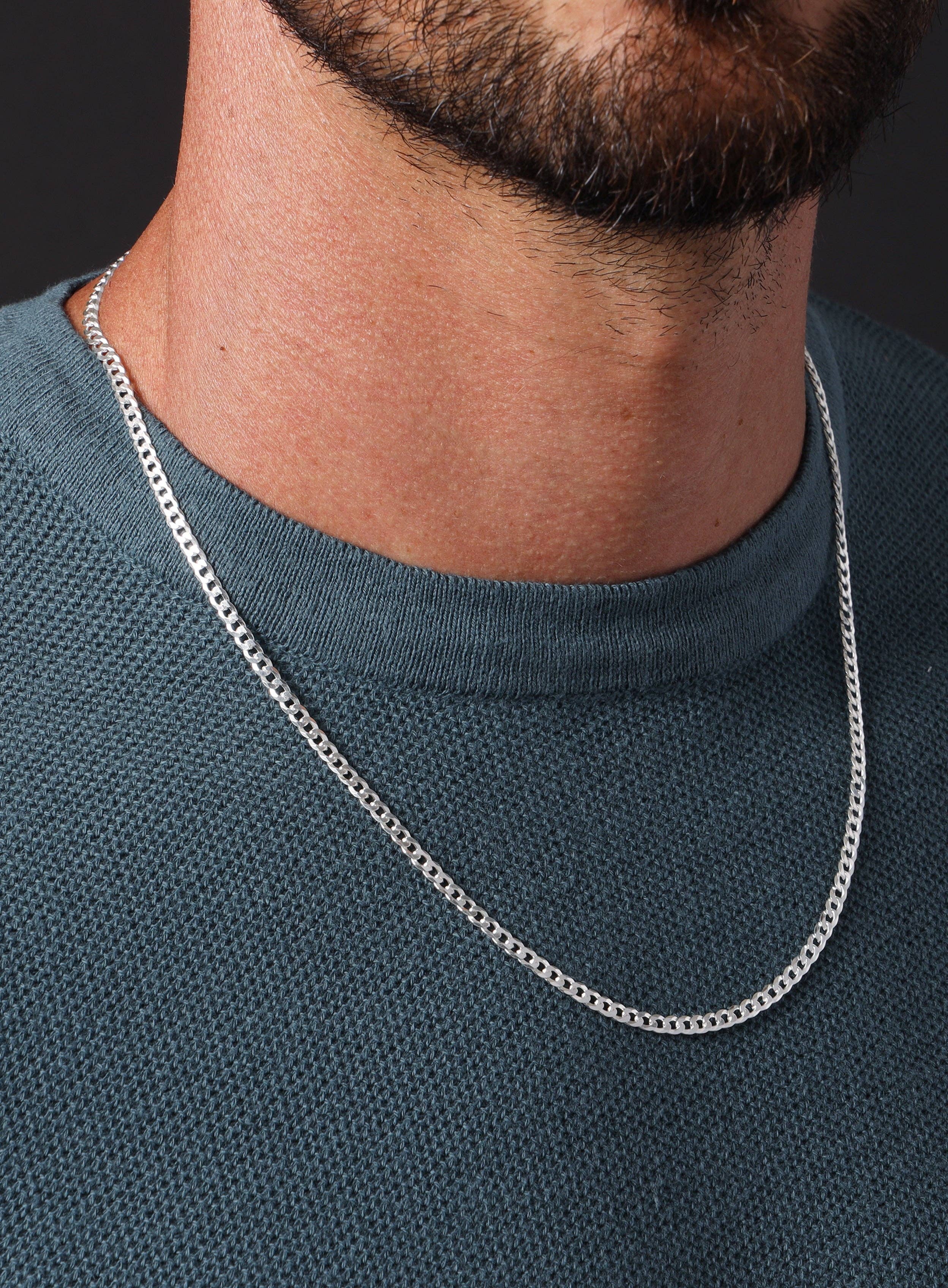 We Are All Smith - Wholesale Link & Chain Necklace - 925 Sterling Silver Cuban Chain Necklace for Men3