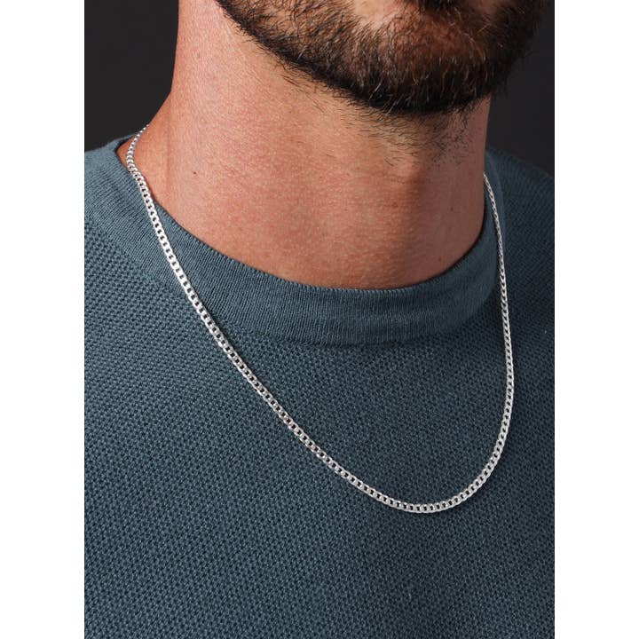 We Are All Smith - Wholesale Link & Chain Necklace - 925 Sterling Silver Cuban Chain Necklace for Men3
