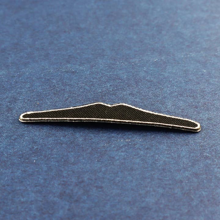 Tribal Trade GmbH - Wholesale Patch - Mustache straight slim mustache patch sticker5