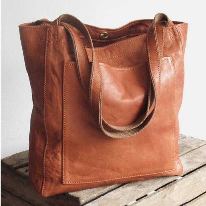 ACCITY - Wholesale Tote Bag - Women's - WOMEN SOFT PU LEATHER TOTE BAG_CWAB056110