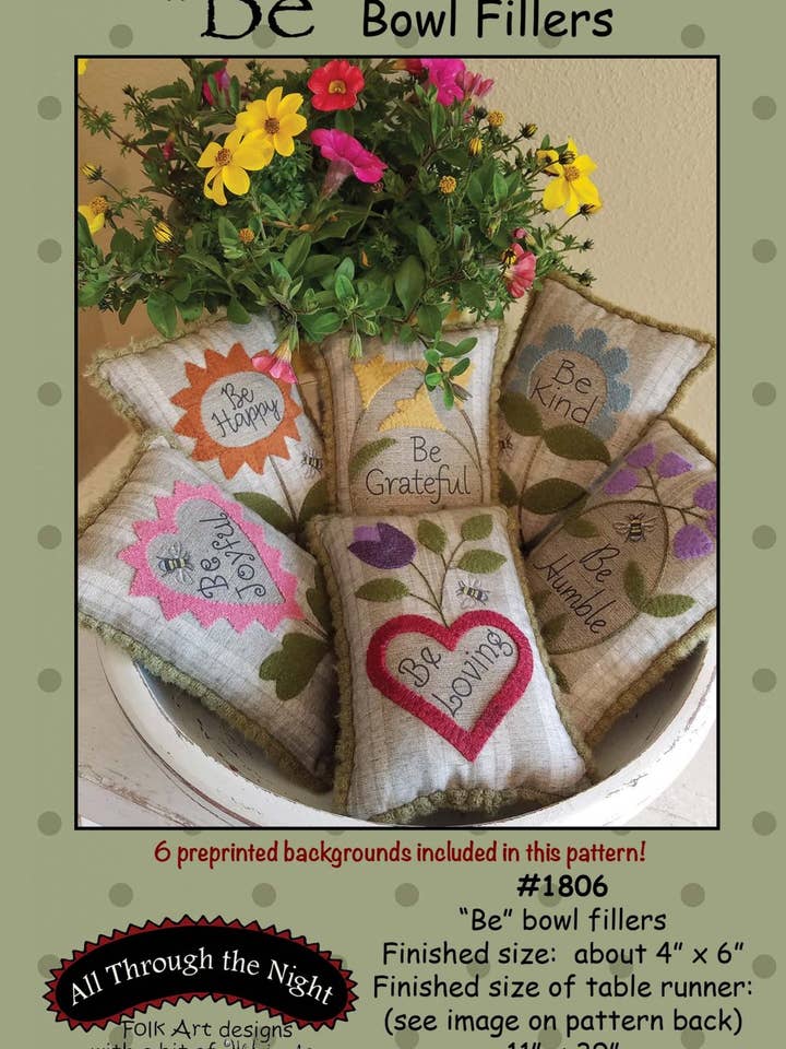 1806 - "Be" Bowl Fillers for wholesale by All Through The Night