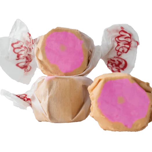 Glazed doughnut salt water taffy 2.5lb bag for wholesale by Taffy Town UK