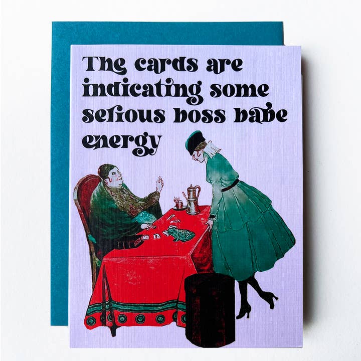 The Twentieth - Wholesale Everyday Greeting Card - Tarot Card Art Deco Boss Babe Card