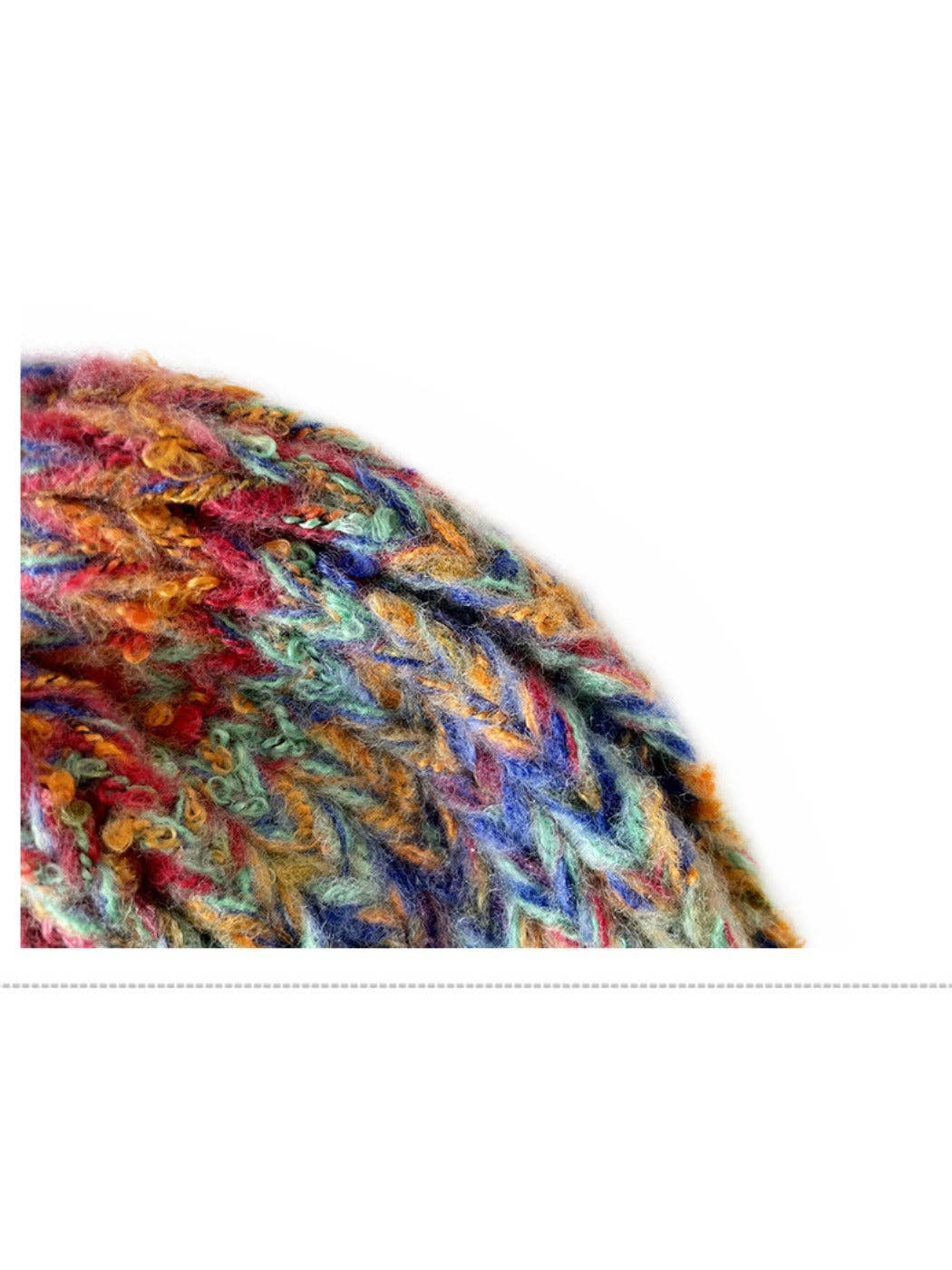 Funkyrel® Atzbranding Limited - Vendita all'ingrosso Berretto - Donna - Haila - Berretto Caldo a Maglia Vintage con Gradiente13