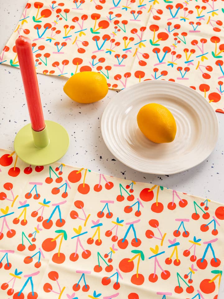 Placemats Cherry for wholesale by Teresa Rego