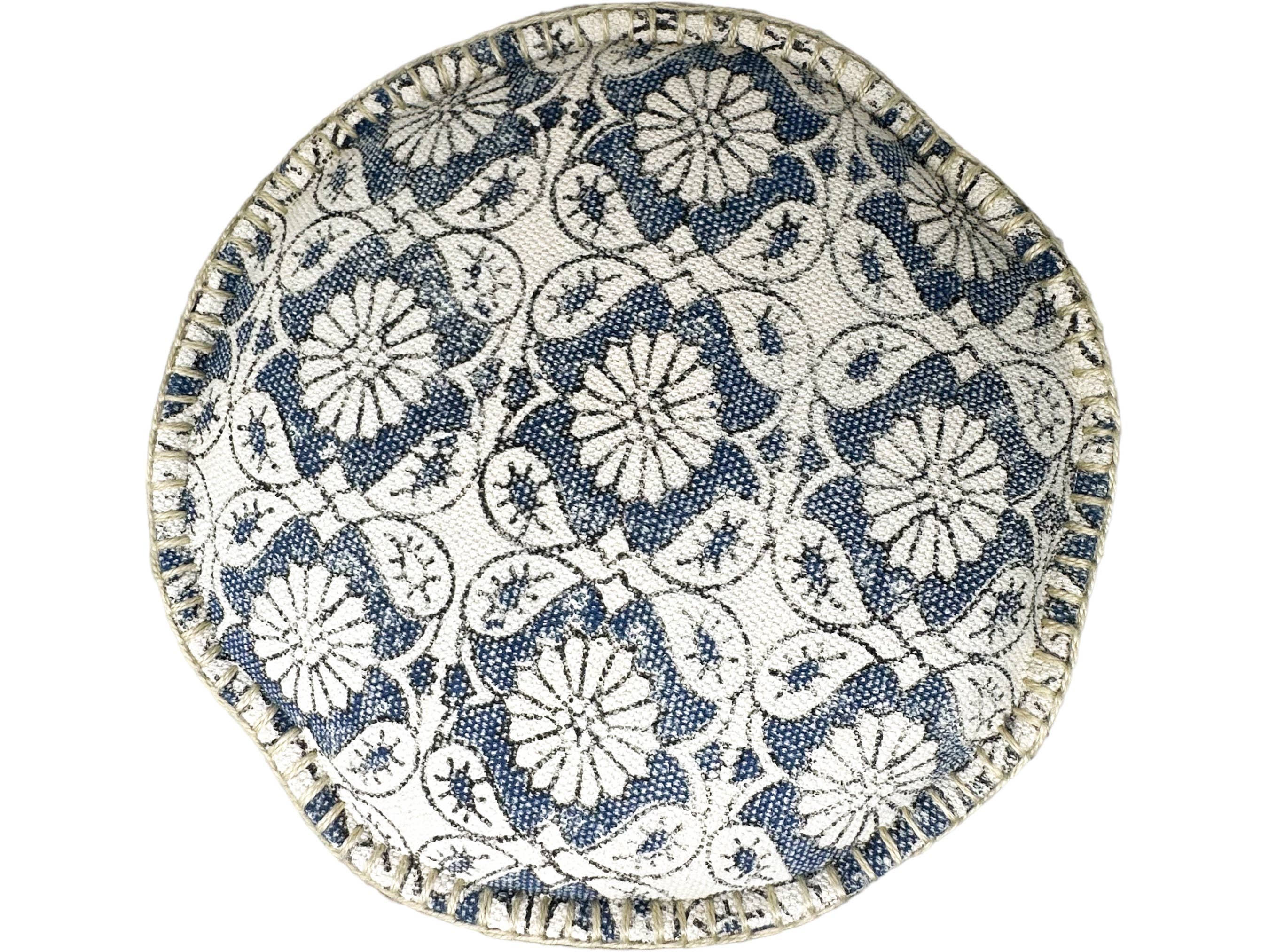 Asia West - Wholesale Pouf - Round Pouf/Ottoman/Stool-Cotton Canvas6