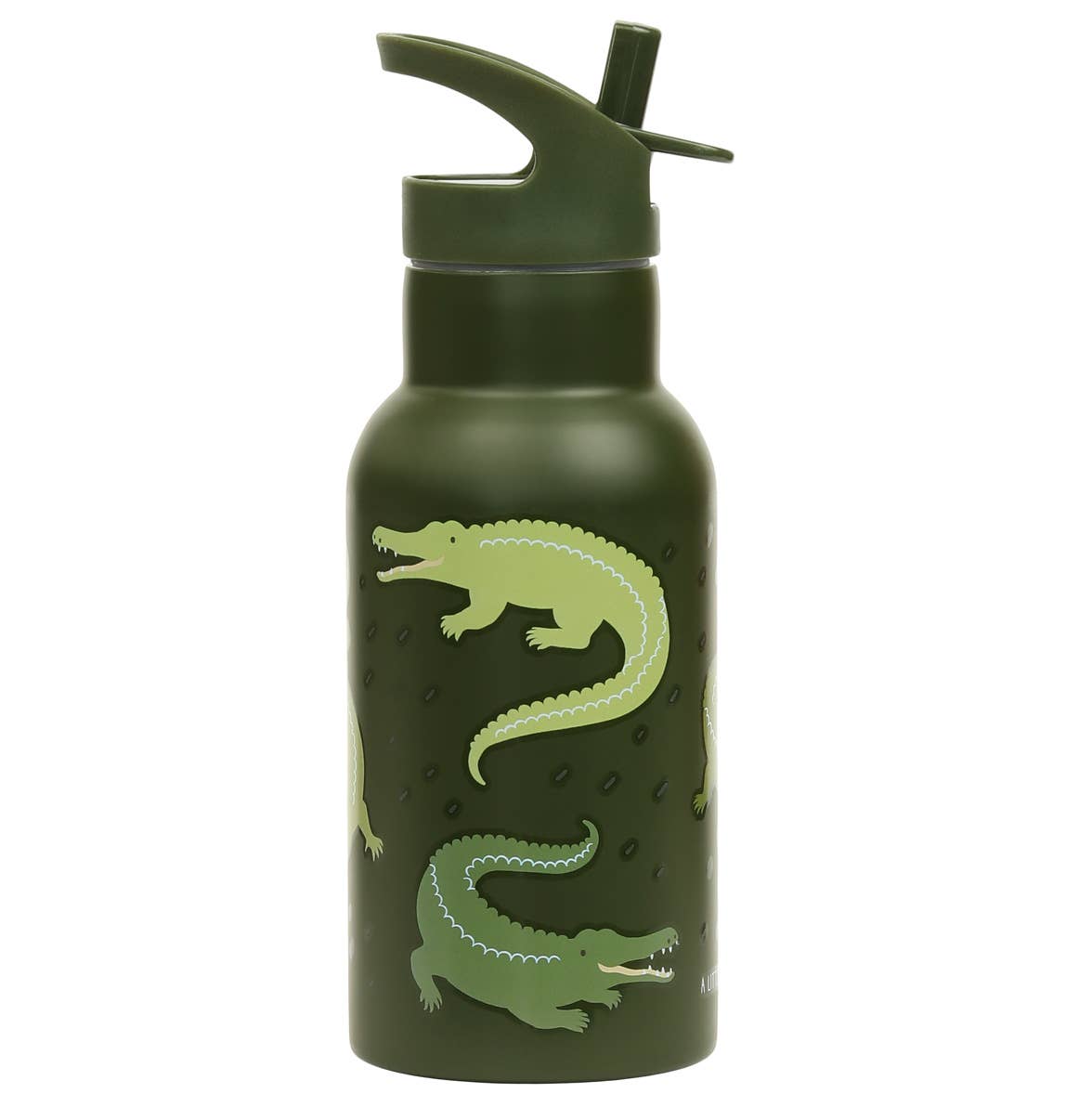 A Little Lovely Company – wholesale Water bottle – Kids stainless steel drink/ water bottle: Crocodiles1
