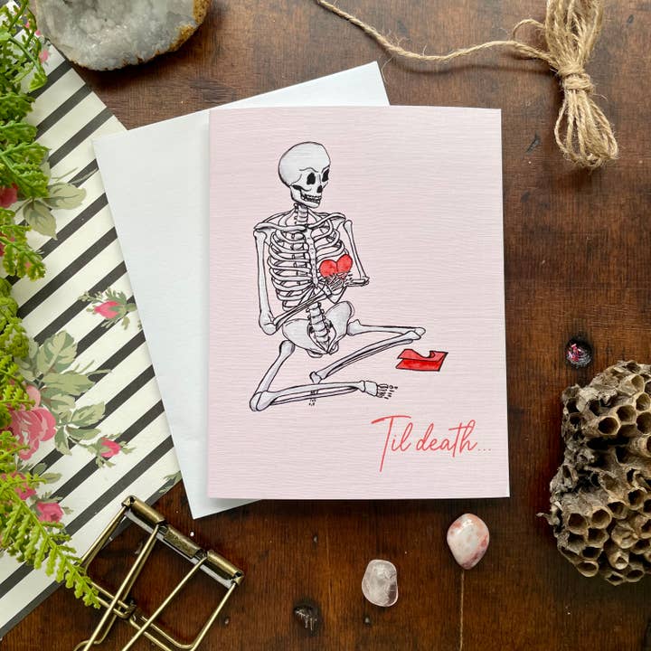 “ Til Død Card for engroshandel hos The Unrefined Crafter