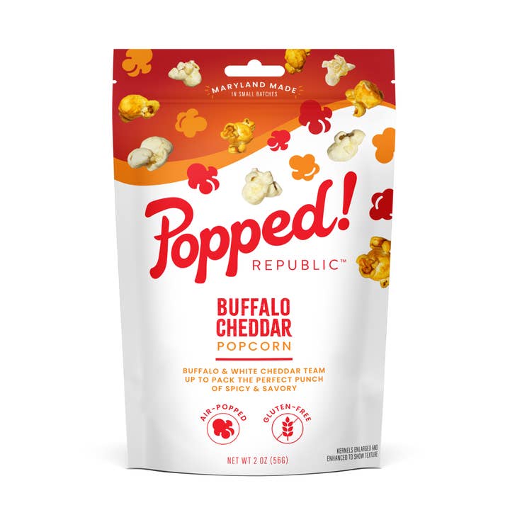 Popped! Republic - Wholesale Popcorn - Gourmet Popcorn in Small Stand Up Pouches5