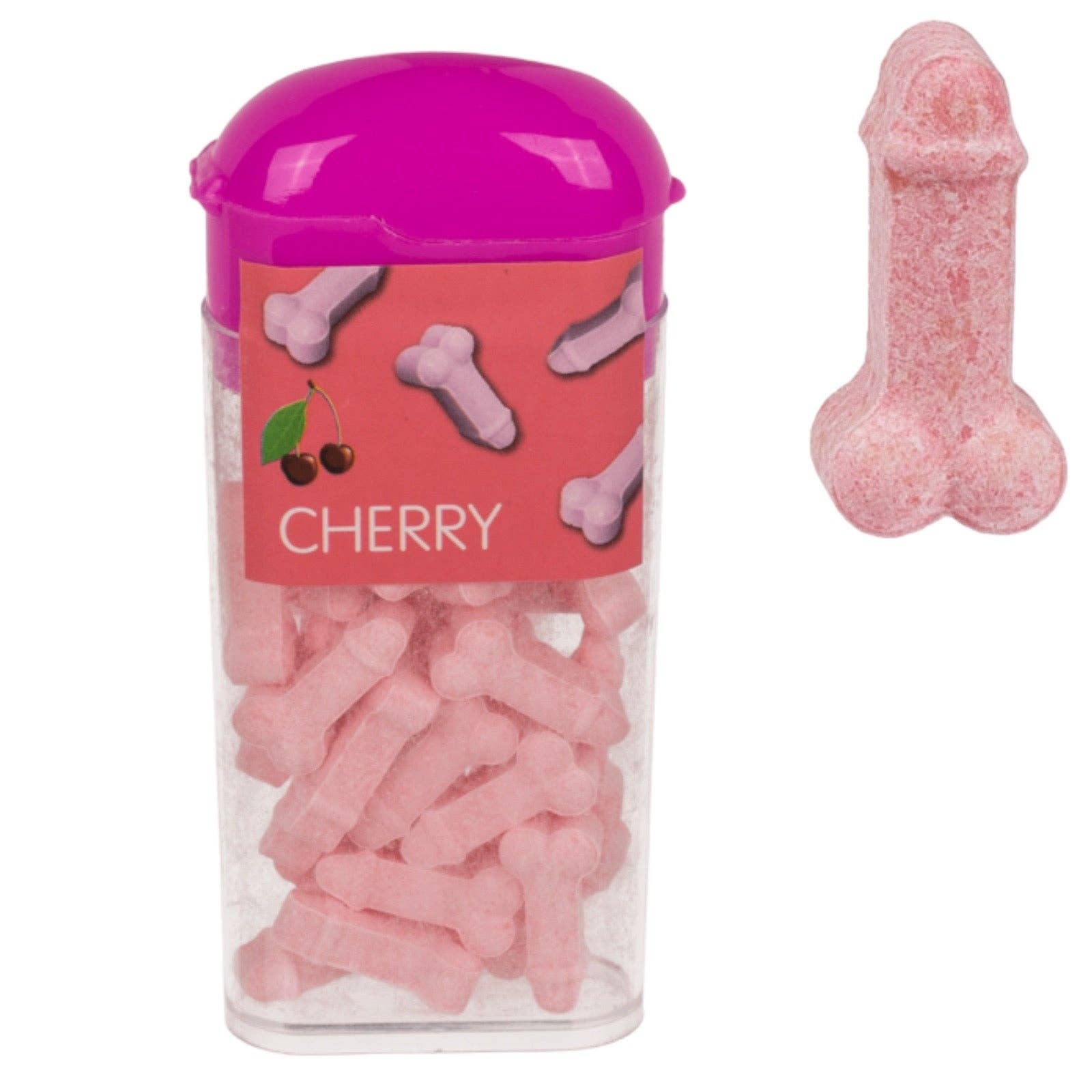 Kinky Pleasure - Wholesale Gummy - Kinky Pleasure - OB053 - Tiktak Penis Willy's - 4 Flavors - Strawberry, Banana, Mint, Cherry - 18 gr3