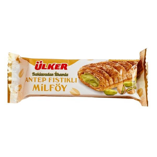 Aladdin - Wholesale Biscuit - Ulker | Kat Kat Tat Crispy Puff Pastry with Pistachio Cream