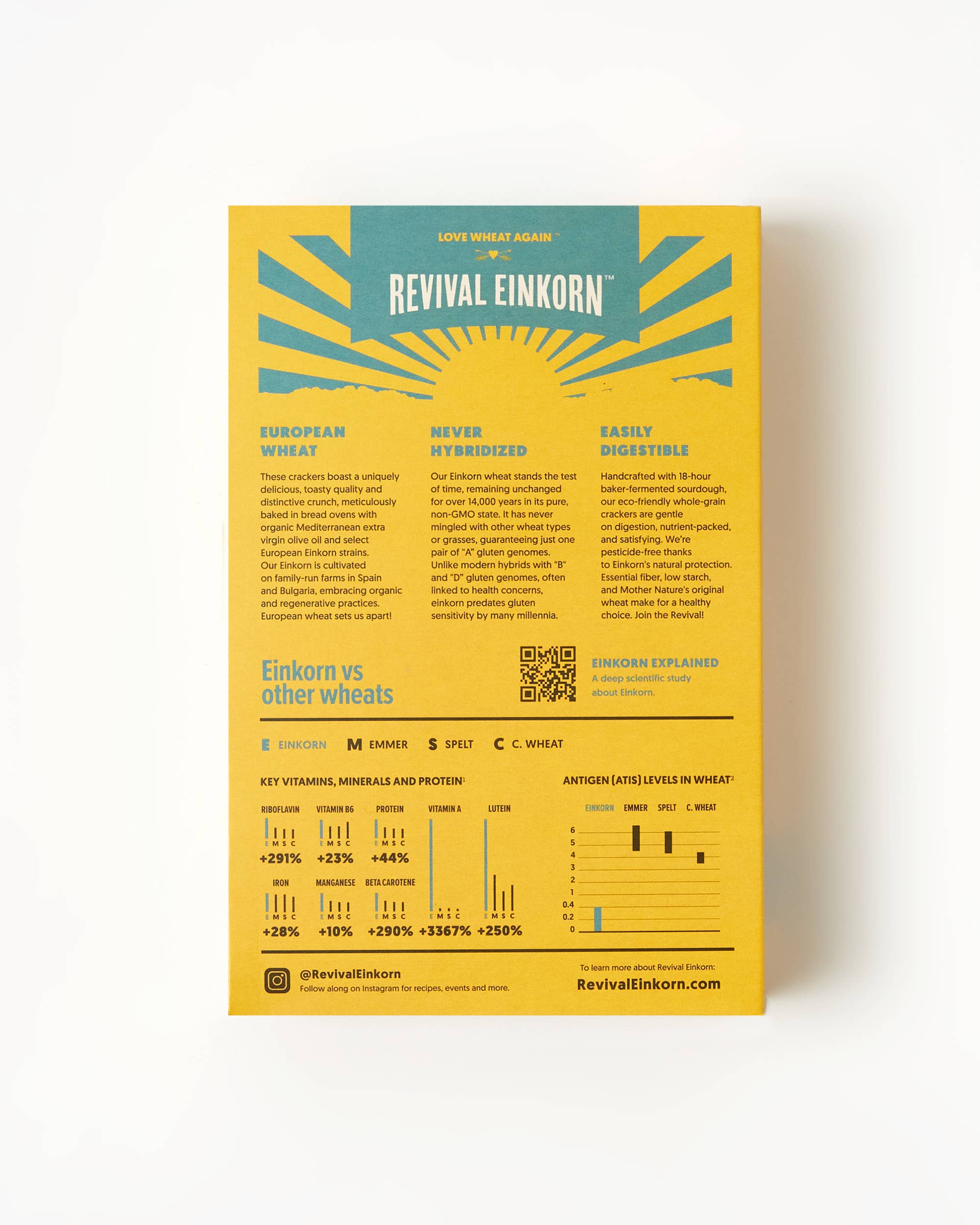 Revival Einkorn - Wholesale Crackers - Seeds & Sea Salt5