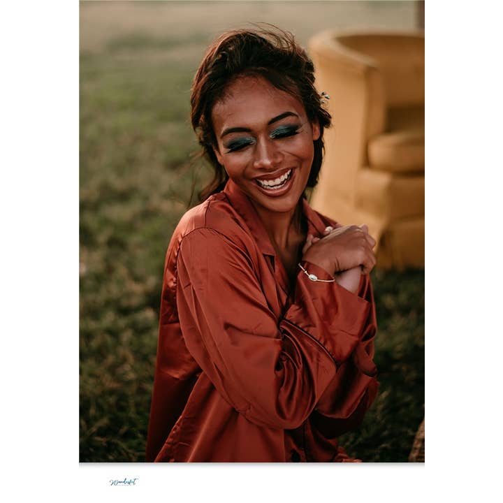 Mackleys - Wholesale Sleepwear set – Women's - PREORDER Satin Long Sleeve and Short PJ Set4